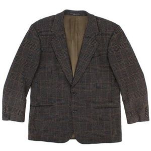 HUGO BOSS Blazer Loro Piana Glen Plaid Mens 42R